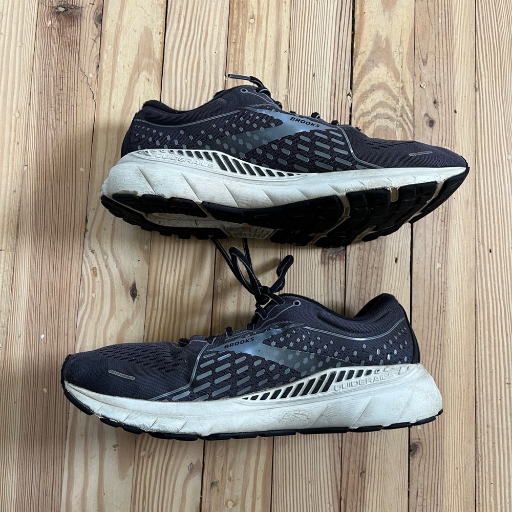 Brooks Adrenaline GTS 21 Mens Running Shoes Black Grey 1103491D093 Size 10.5 - Picture 5 of 10